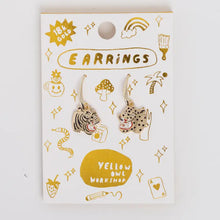 Load image into Gallery viewer, Tiger &amp; Cheetah Earrings
