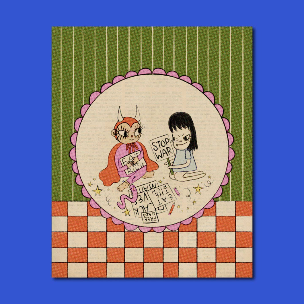 Hanging Out Art Print- 8