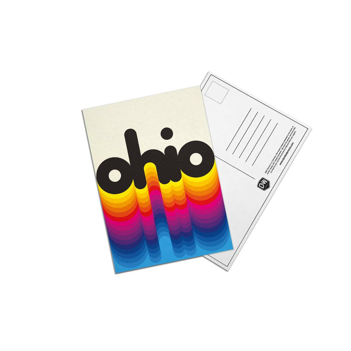 Vintage Ohio Rainbow Postcard - Tigertree