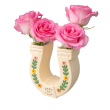 Load image into Gallery viewer, Horseshoe Ceramic Vase
