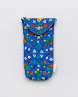Sunglass Case - Blue Scandinavian Floral