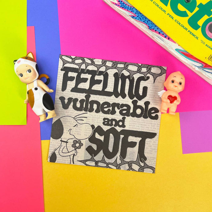 Feeling Vulnerable Mini Art Print- 5x5