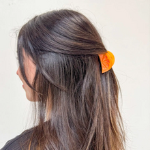 Load image into Gallery viewer, Mini Orange Slice Hair Claw
