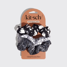 Load image into Gallery viewer, Cloud Scrunchies Set of 3- Spiderweb
