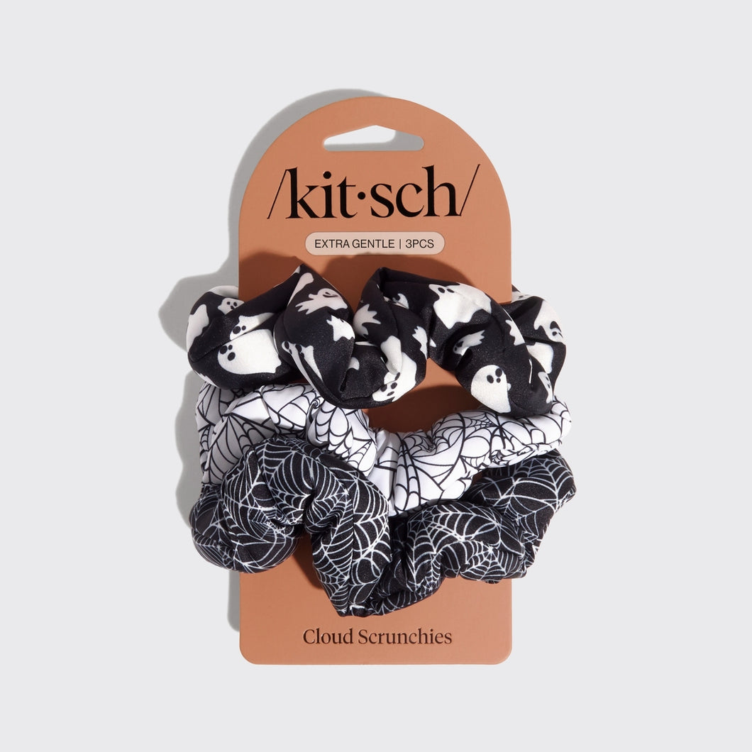 Cloud Scrunchies Set of 3- Spiderweb