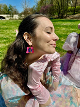 Load image into Gallery viewer, Day And Night Window Huggie Earrings
