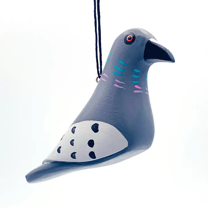Pigeon Balsa Ornament - Tigertree