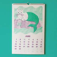 Load image into Gallery viewer, Ain&#39;t Life Grand? 2025 Risograph Wall Calendar
