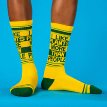 Load image into Gallery viewer, I Like Plants More Than People Gym Crew Socks
