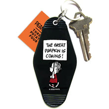 Load image into Gallery viewer, Snoopy Great Pumpkin Key Tag - Tigertree
