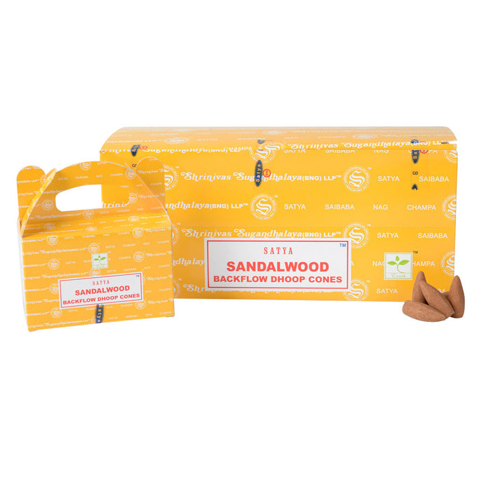 Sandalwood Backflow Incense Cones - Tigertree