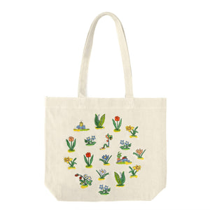 Lowly Worm Embroidered Tote