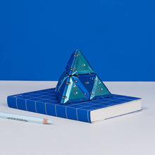 Load image into Gallery viewer, Geode Chrome Pyramids Magnetic Fidget Set-
