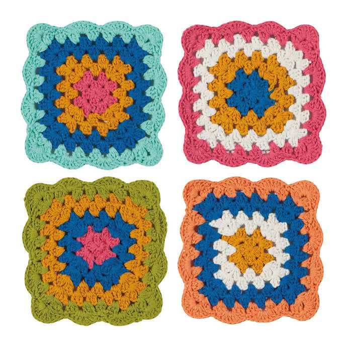 Crochet Coaster S/4 - Tigertree
