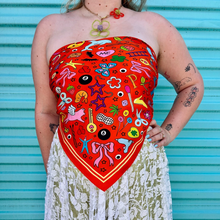 Load image into Gallery viewer, Trinket Treasures Silk Scarf
