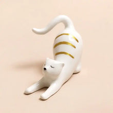 Load image into Gallery viewer, Ceramic Cat Ring Holder - Tigertree
