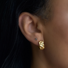 Load image into Gallery viewer, Lex Huggie Hoops
