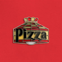 Load image into Gallery viewer, Pizza Lamp Enamel Pin
