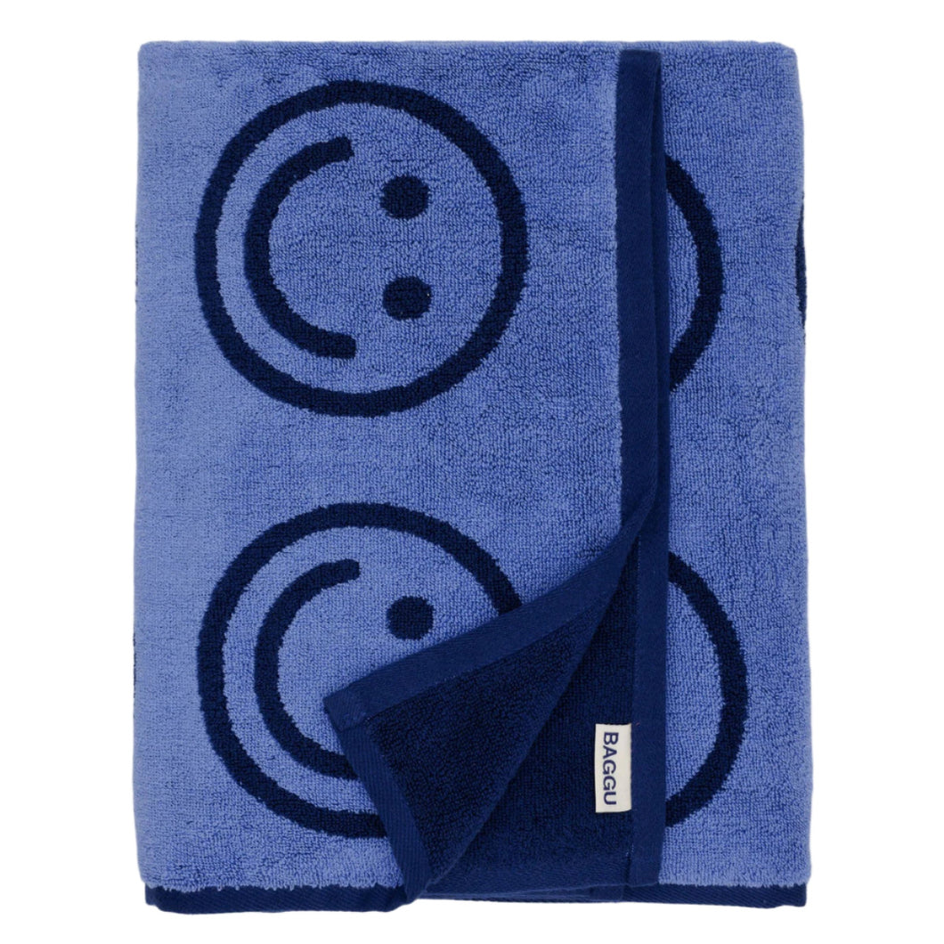 Bath Towel- Happy Blue