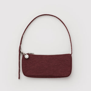 Nylon Pochette- Mahogany