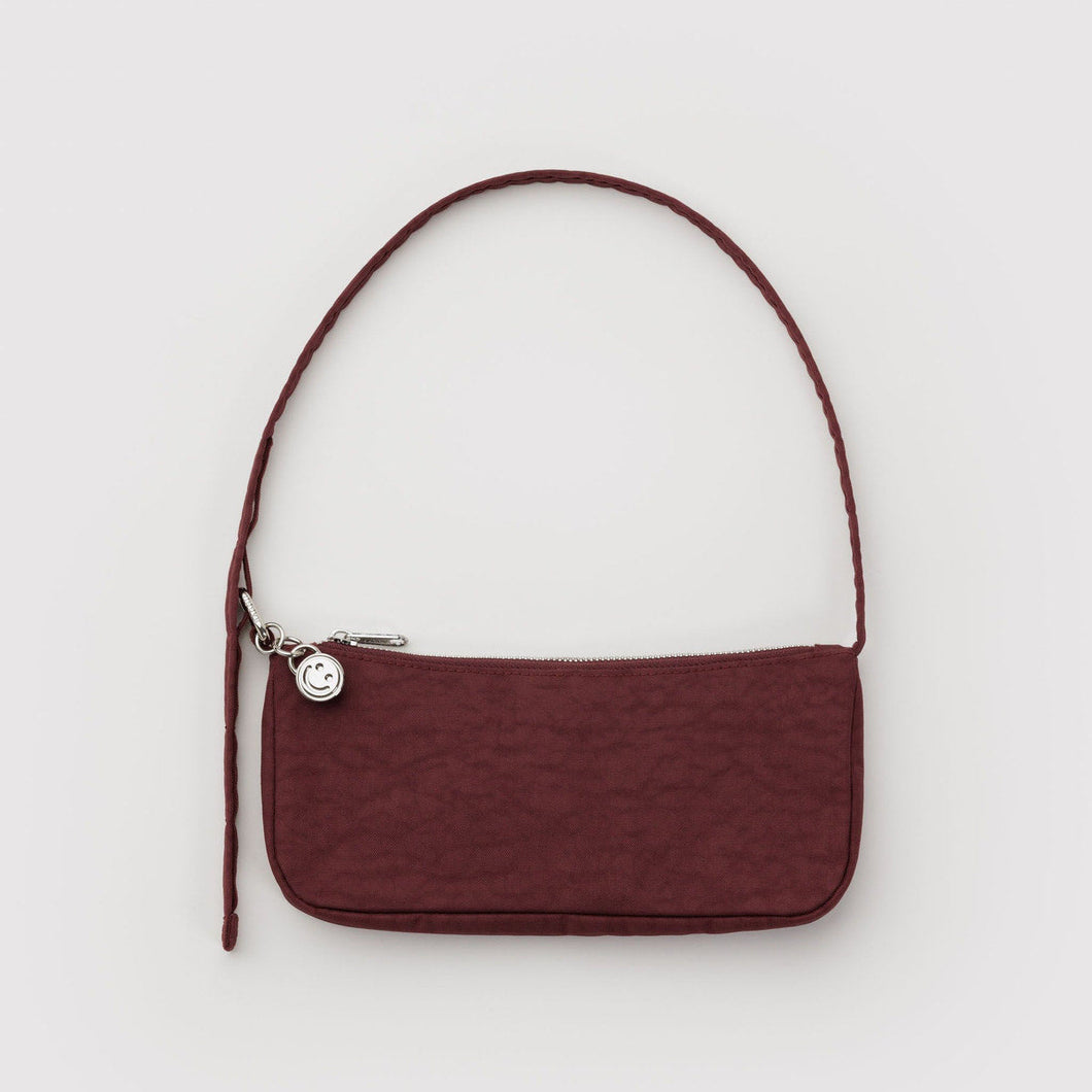 Nylon Pochette- Mahogany