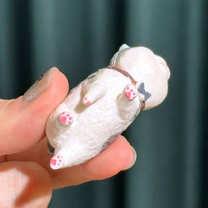 Best Friend Cat Figure Keyring