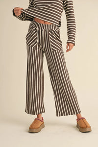 Gunna Wide Leg Pants - Brown