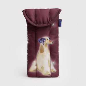 Puffy Glasses Sleeve- Fancy Dogs