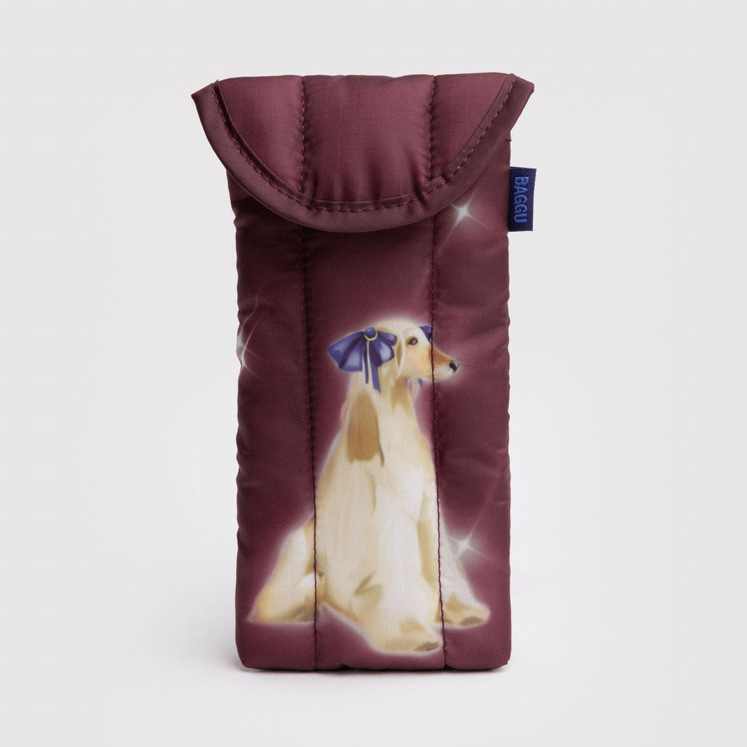 Puffy Glasses Sleeve- Fancy Dogs