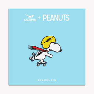 Peanuts Roller Derby Enamel Pin