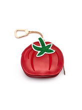 Load image into Gallery viewer, 2-in-1 Bag Charm &amp; Shopping Bag - Ripe Red Tomato
