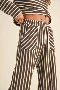 Gunna Wide Leg Pants - Brown