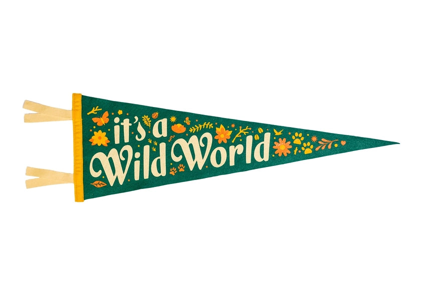 It's a Wild World Pennant - Tigertree