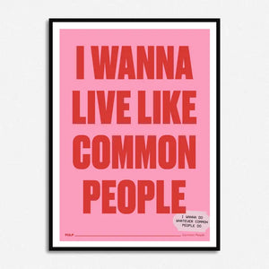 Common People Print - Tigertree