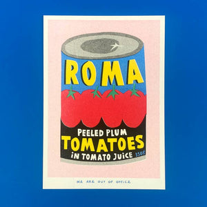 Roma Plum Tomatoes Print - Tigertree