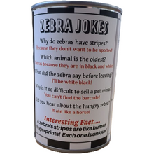 Load image into Gallery viewer, Coco the Canned Zebra
