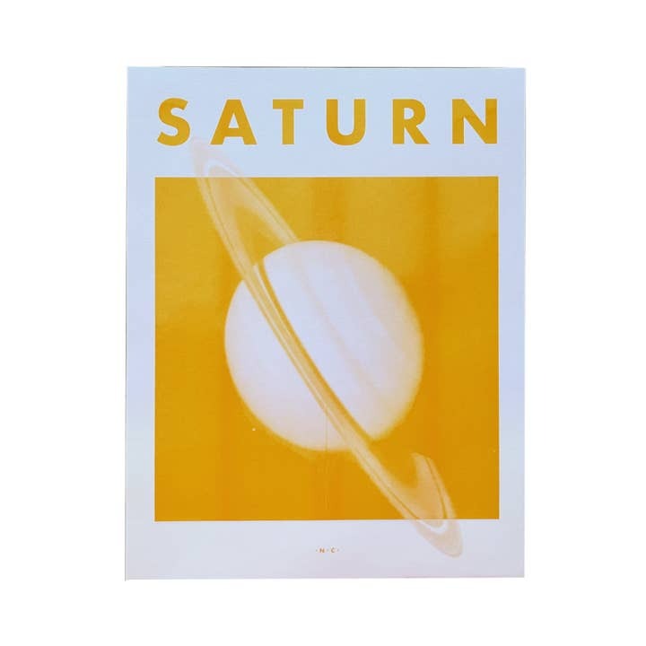 Saturn Risograph Print