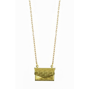 Brass Envelope Locket