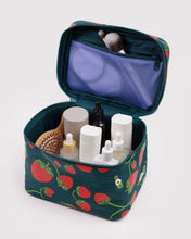 Load image into Gallery viewer, Large Cosmetic Case - Strawberry Blossom - Tigertree
