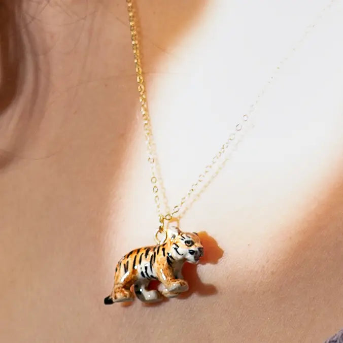 Tiny Tiger Necklace