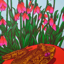 Load image into Gallery viewer, Frog Riso Print
