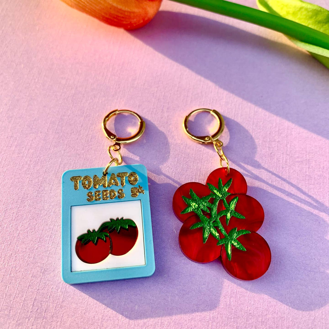 Tomato Seeds Earrings