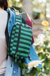 Green Stripe Fanny Pack - Tigertree