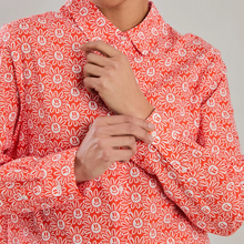 Load image into Gallery viewer, Asis Percales Blouse - Daisy Red
