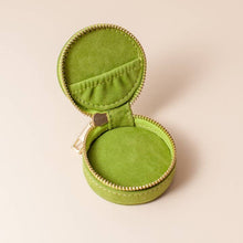 Load image into Gallery viewer, Mini Travel Jewelry Case - Avocado
