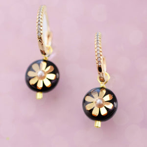 Mira Flower Dangle Earrings