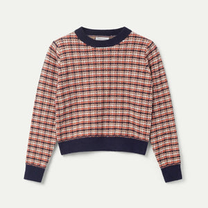 Plaid Knit Jumper