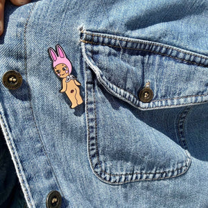 Love Bunny Enamel Pin - Tigertree