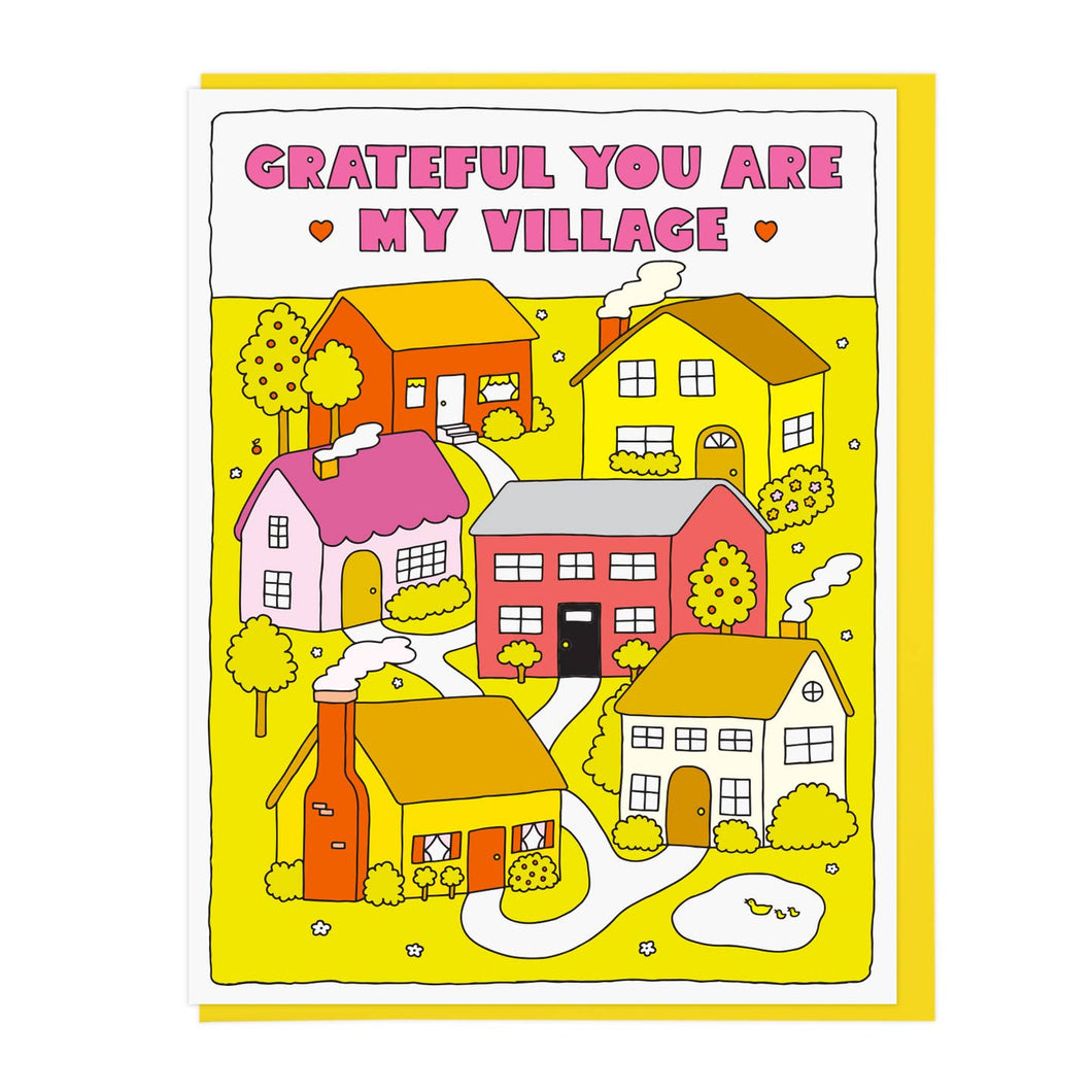 Grateful you are my Village Card - Tigertree