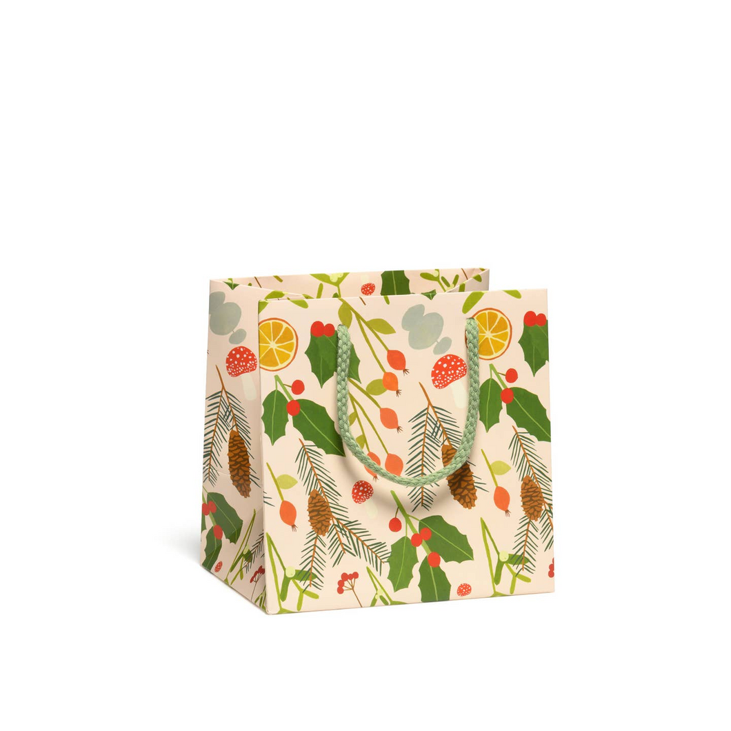 Holiday Greens Gift Bag- Small